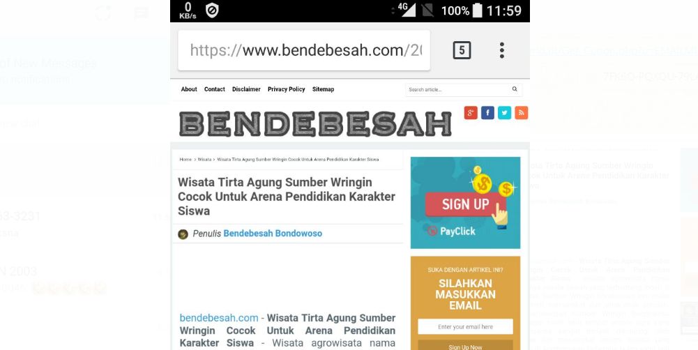 Cara Tampilan Website Selalu Dekstop Walau Buka di Gadget